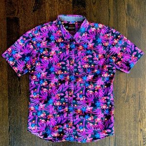 Vans Donkey Kong Nintendo Hawaiian Shirt L